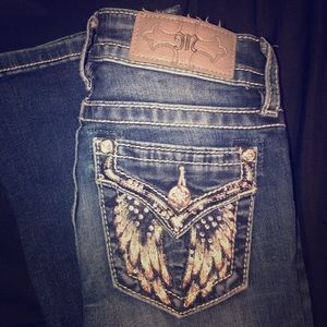 Miss Me Size 23 Signature Bootcut Jeans